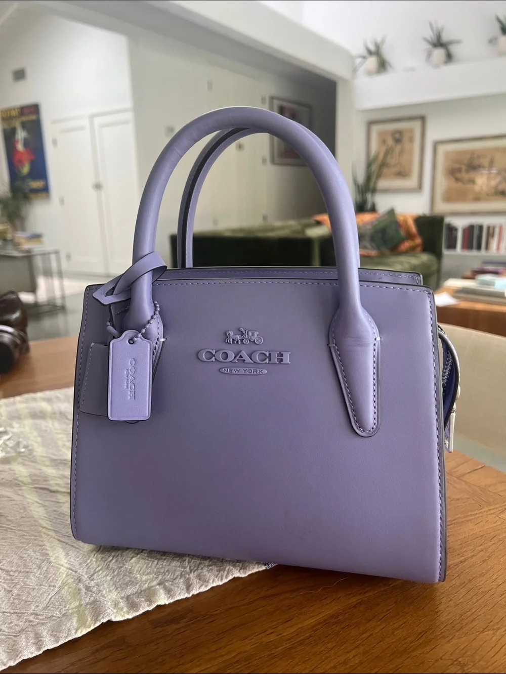 Coach Lavender Purple Mini Satchel-Never used!